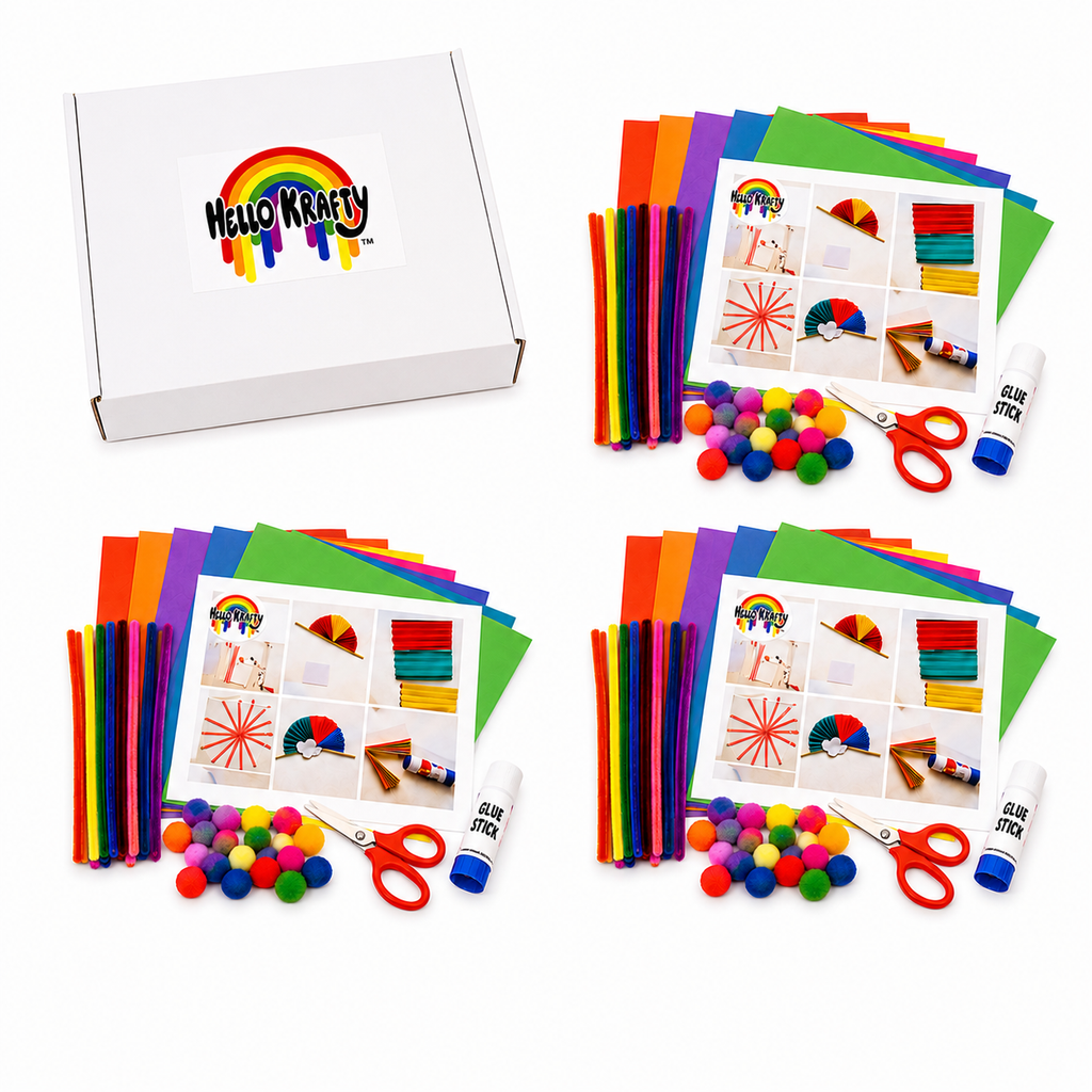 Three Child Craft Subscription Box | Monthly Kids Crafts