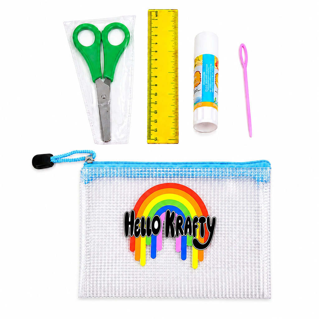 Kids Craft Supply Pouch | Art Organizer for Children