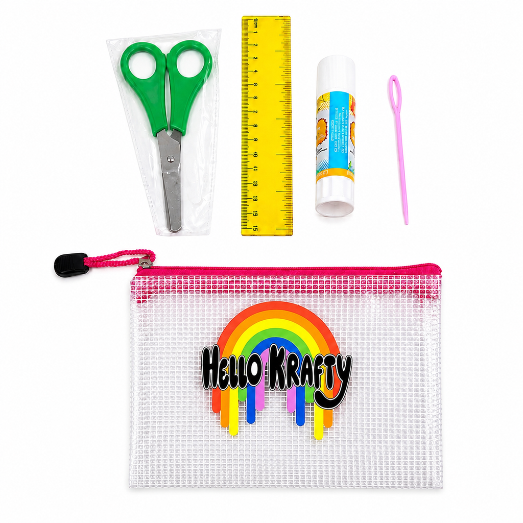 Kids Craft Supply Pouch | Art Organizer for Children