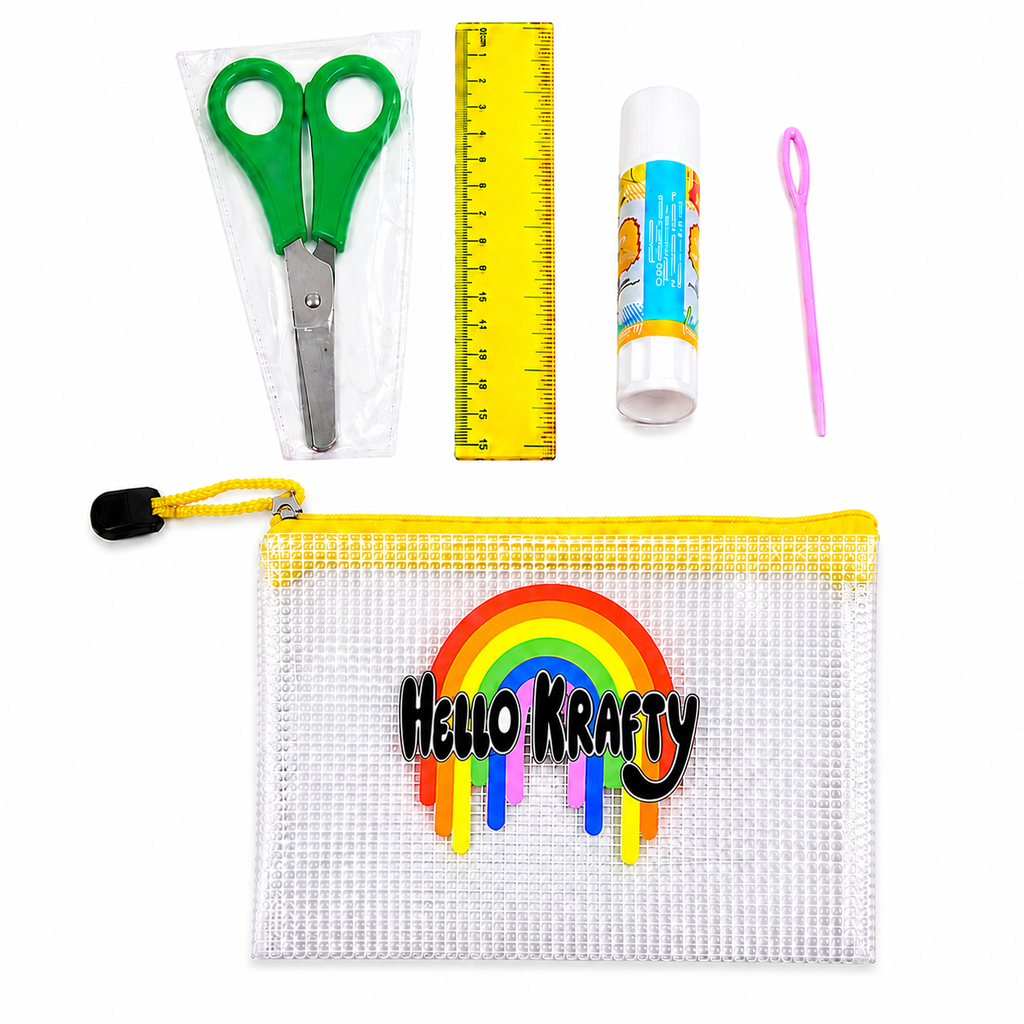 Kids Craft Supply Pouch | Art Organizer for Children