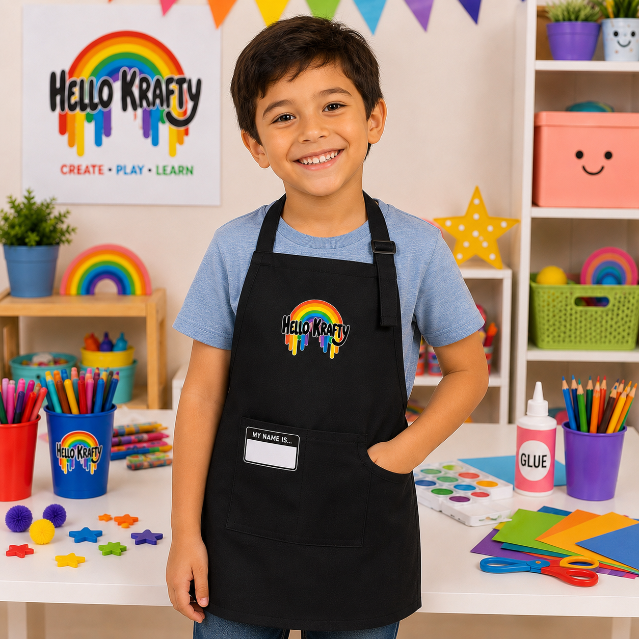 Kids Craft Apron | Art Smock for Young Artists