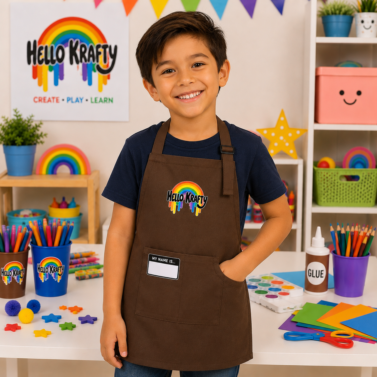 Kids Craft Apron | Art Smock for Young Artists