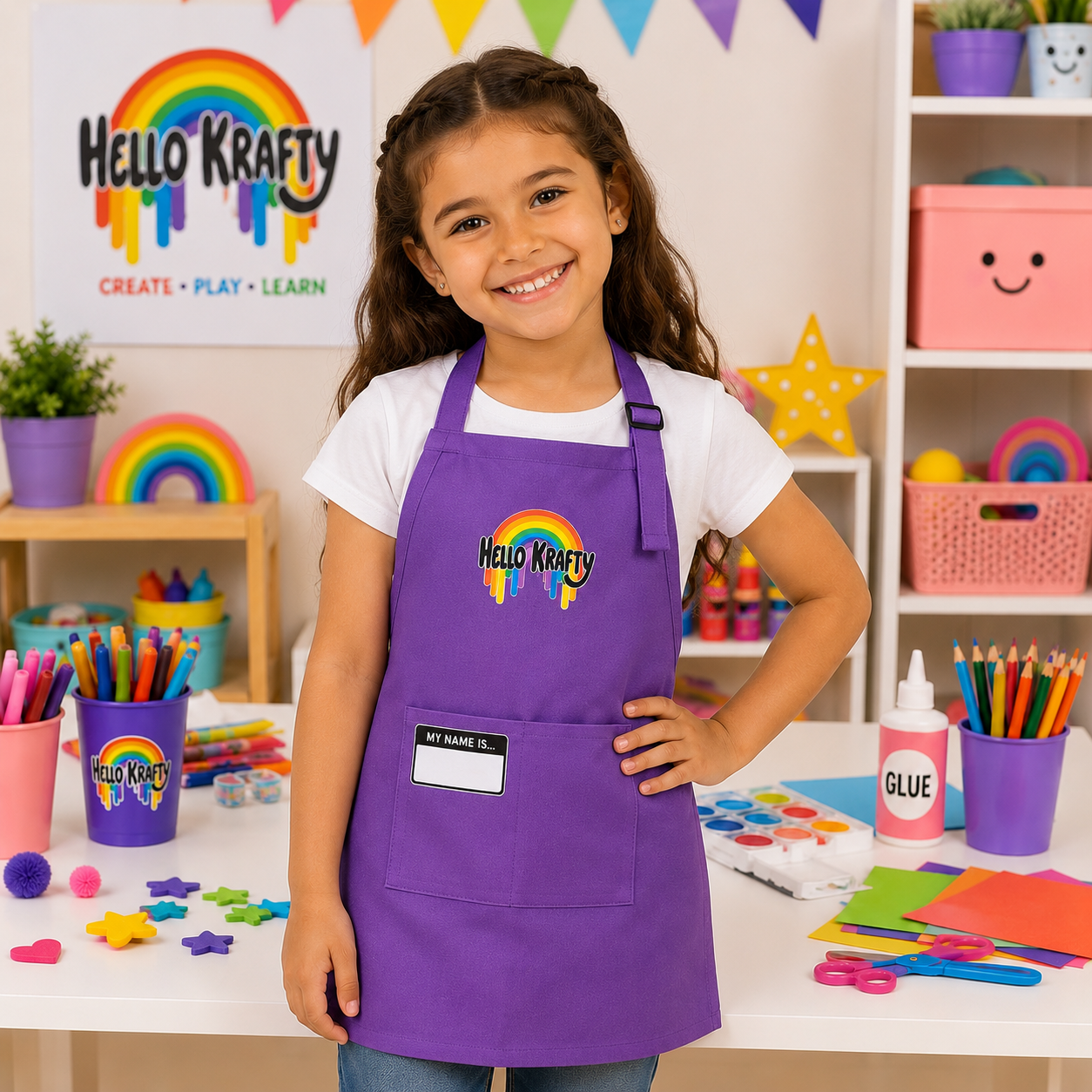 Kids Craft Apron | Art Smock for Young Artists