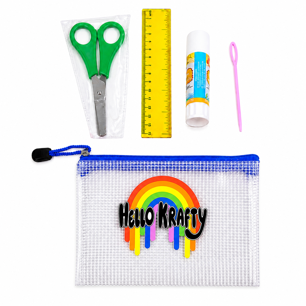 Kids Craft Supply Pouch | Art Organizer for Children