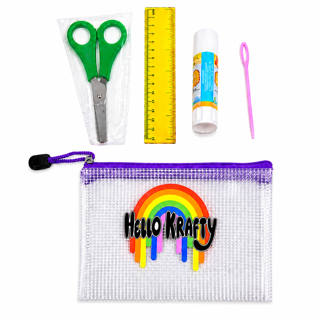 Kids Craft Supply Pouch | Art Organizer for Children